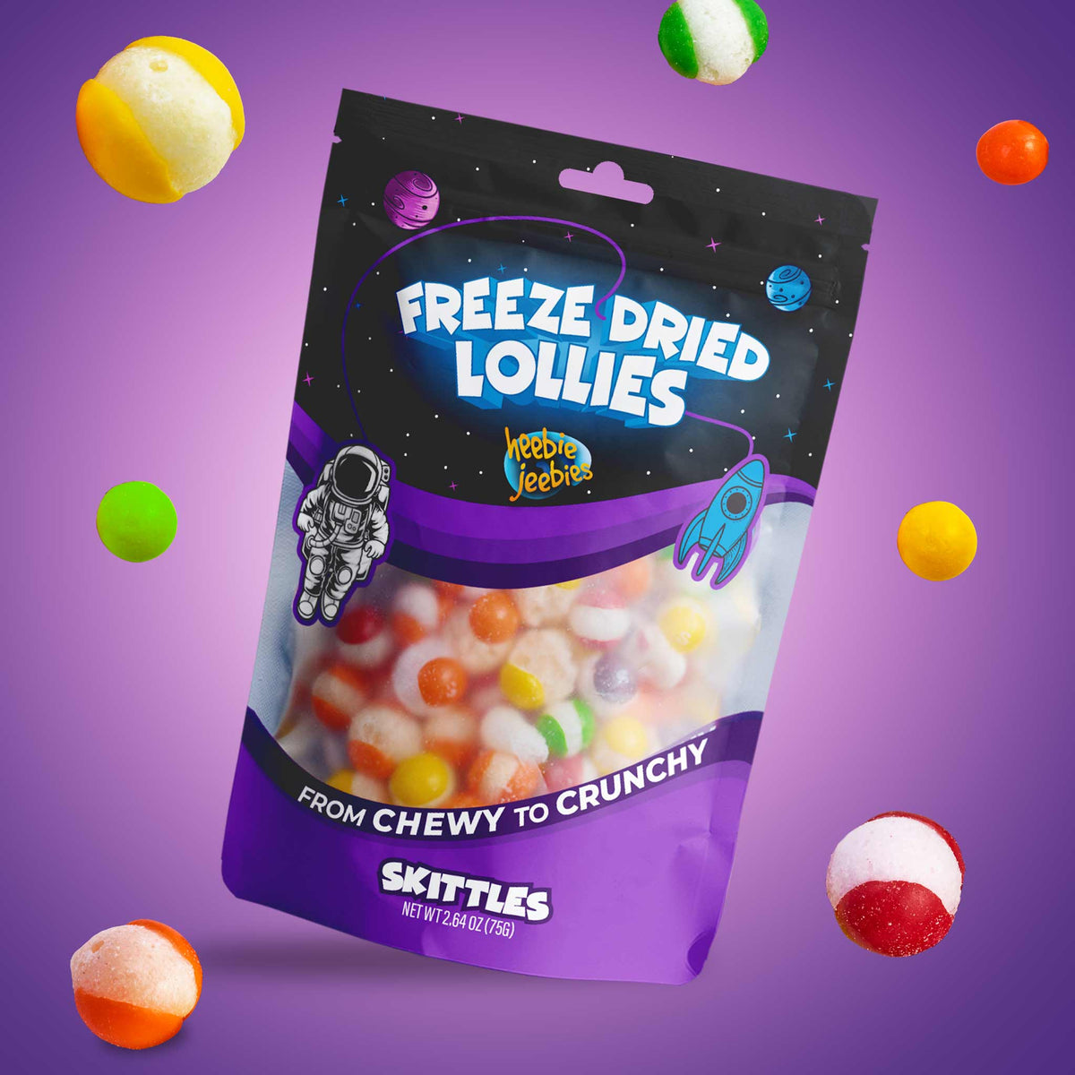 Freeze Dried Candy Skittles — Heebie Jeebies