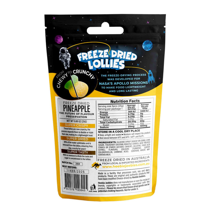 Freeze Dried Pineapple Mini Pack