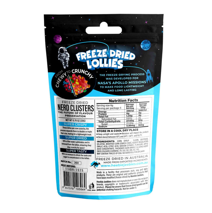 Freeze Dried Nerds Gummy Clusters Mini Pack