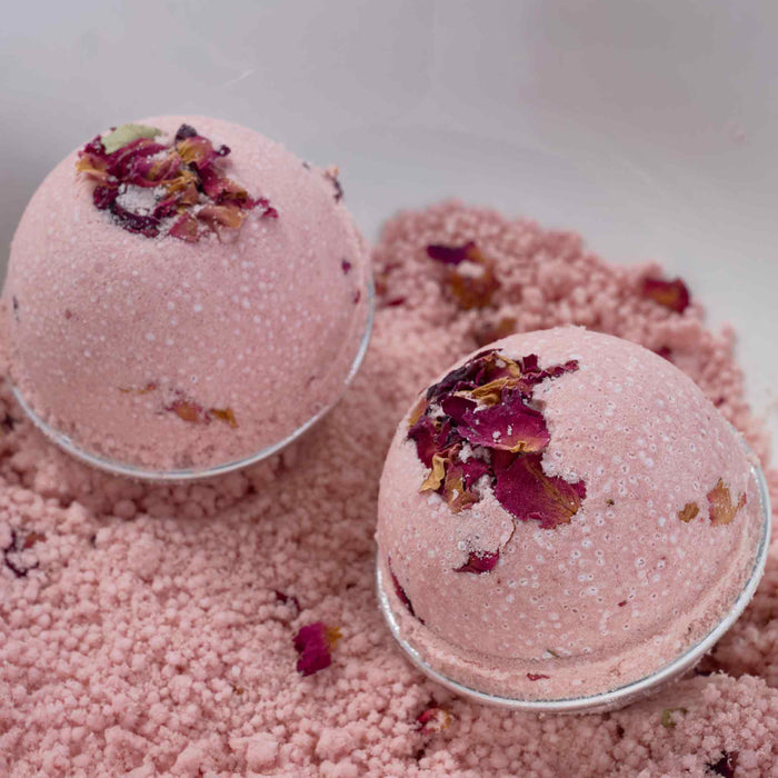 Bath Bomb Rose Petals