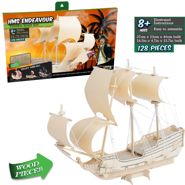 HMS Endeavour Ship Building Kit